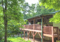 Asheville private cabin rental with hot tub