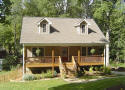 Contemporary cottage rental with game room