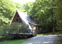 vacation rental by a stream