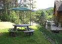 Enjoy viewing Grandfather Mountain from picnic area