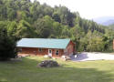 cabin rental with hot tub and mountain stream
