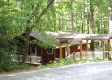 Mountain cottage rental on a creek in Pisgah FOrest