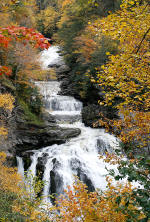 Cullasaja Falls near Highlands and Franklin NC