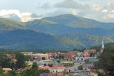 Waynesville NC is nestled in the mountains and know for restaurants, shops and galleries