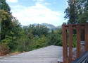 Lake Lure cabin rental with mountain view