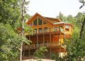 newer log home rental with all the extras