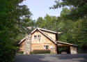 mountain top log home rental