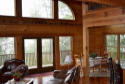 Mountain top log home vacation rental with every amenity