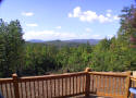 cabin rental with mountain view