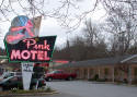 Charming 50s style motel on the river