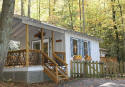 mountain cottage overlooking a brook