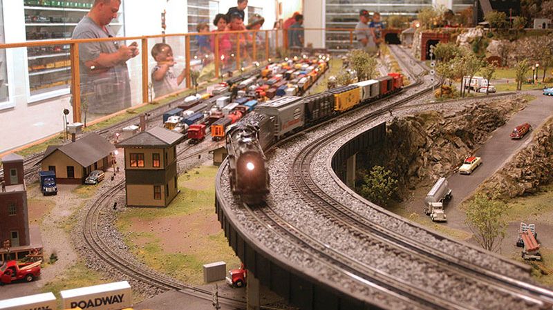 Smoky Mountains Train Museum display