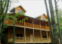 Modern Cabin with Lodge decor near the ski slopes